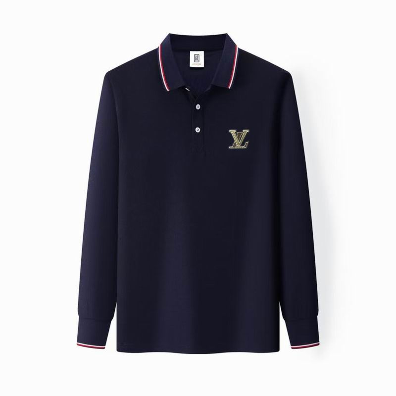 Louis Vuitton long-sleeve POLO shirts-LV1606P